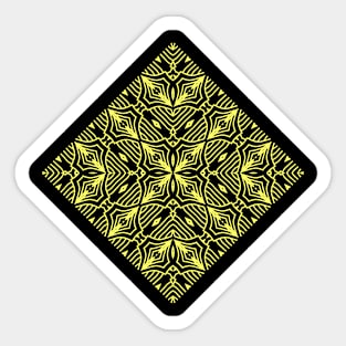 traditional pattern Sticker
